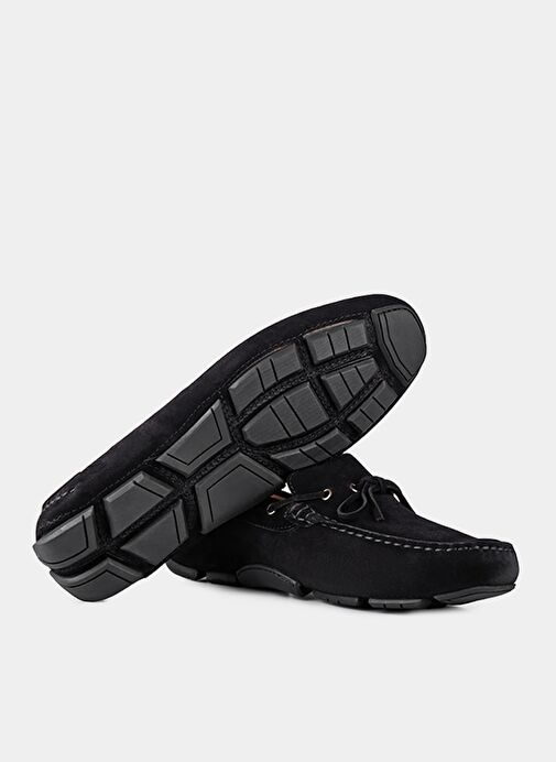 Bisse Erkek Süet Loafer Ayakkabı Sıyah AY23Y23104_D99 - Görsel 5