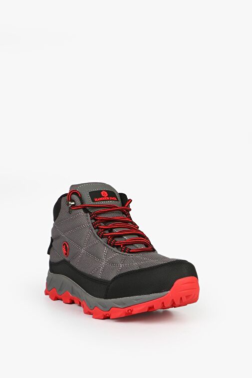Hammer Jack Su Geçirmez Vectör Gri Kırmızı Kadın Outdoor Bot - Görsel 3