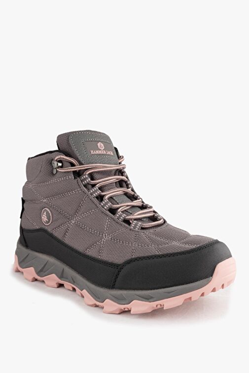 Hammer Jack Su Geçirmez Vectör Gri Pembe Kadın Outdoor Bot - Görsel 5