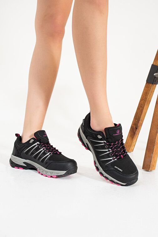 Hammer Jack Garson Ayakkabı Su Geçirmez Siyah-Fuşya Outdoor Unisex Ayakkabı - Görsel 4