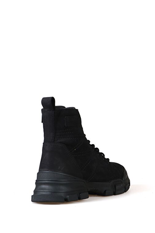 Hammer Jack Bonn Hakiki Deri Siyah Kadın Bot - Görsel 4