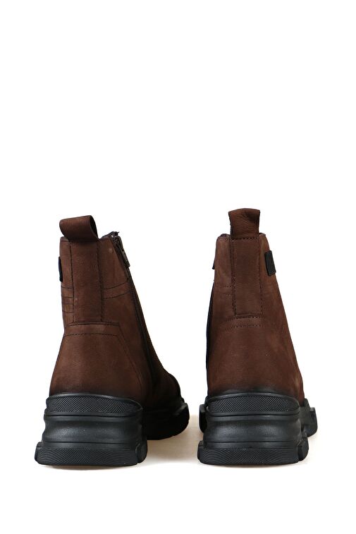 Hammer Jack Bonn Hakiki Deri Kahverengi Kadın Bot - Görsel 4