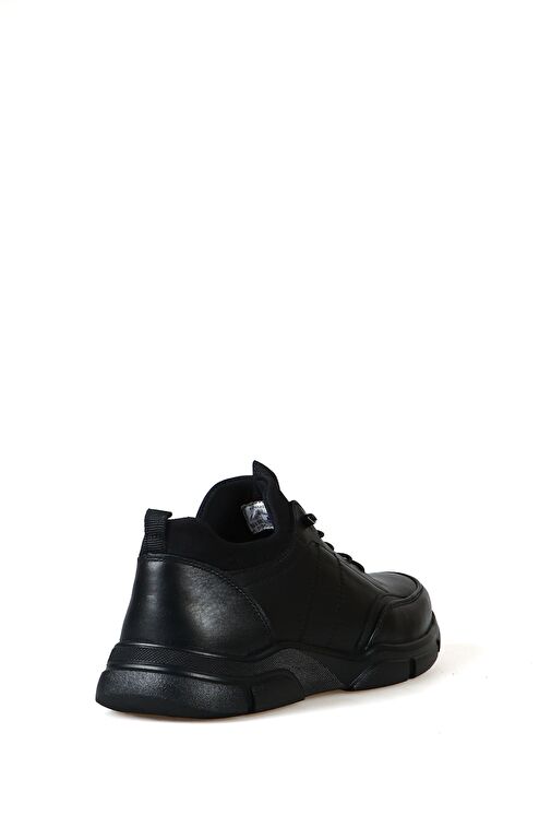 Hammer Jack Marian Hakiki Deri Siyah Erkek Günlük Ayakkabı - Görsel 4