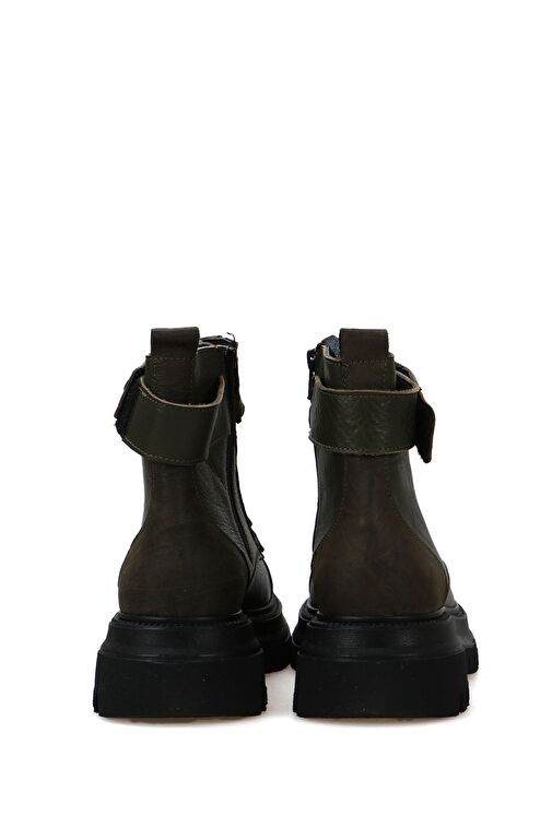 Hammer Jack Cate Hakiki Deri Haki Antık Kadın Bot - Görsel 6