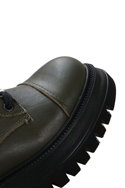 Hammer Jack Cate Hakiki Deri Haki Antık Kadın Bot - Görsel 7