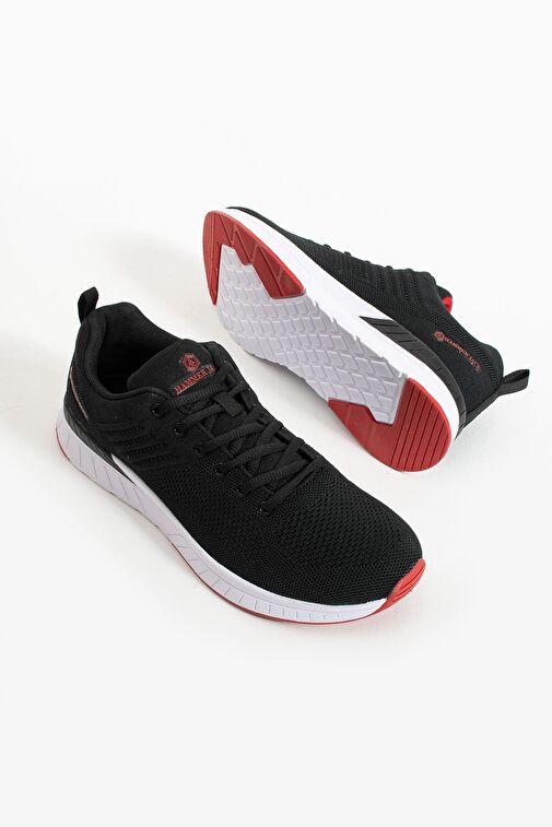 Hammer Jack Manaus Siyah Kırmızı Erkek Spor Ayakkabı - Görsel 3