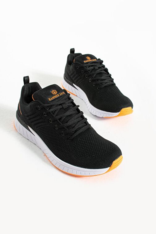 Hammer Jack Manaus Siyah Turuncu Erkek Spor Ayakkabı - Görsel 3