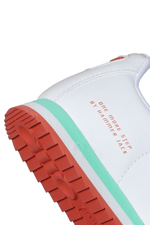Hammer Jack Pico Beyaz Somon Kadın Spor Ayakkabı - Görsel 8