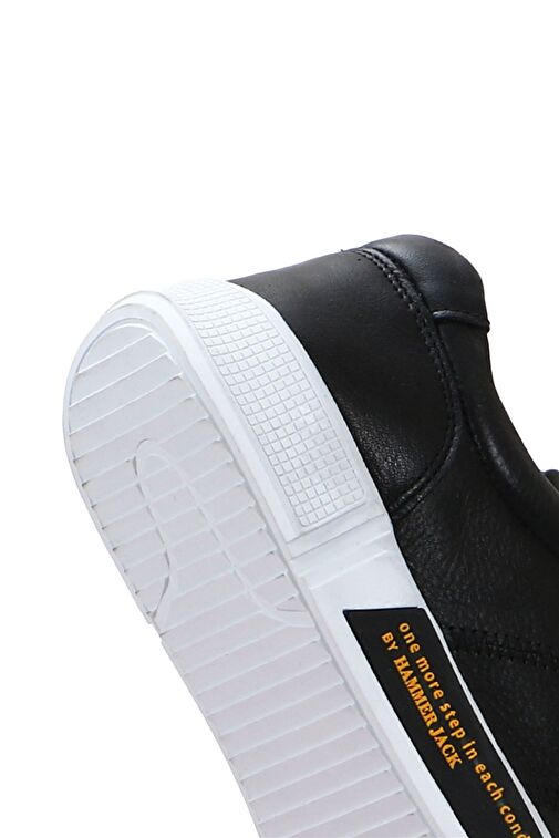 Hammer Jack Basel Hakiki Deri Siyah Sarı Outdoor Erkek Ayakkabı - Görsel 7