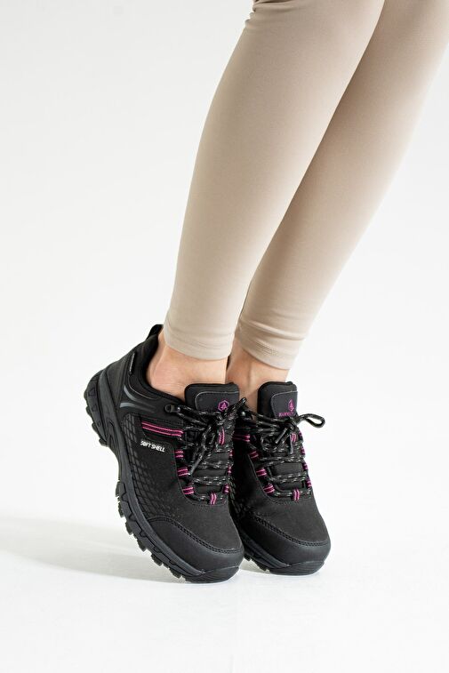 Hammer Jack Cabo Su Geçirmez Siyah-Fuşya Outdoor Kadın Bot - Görsel 3