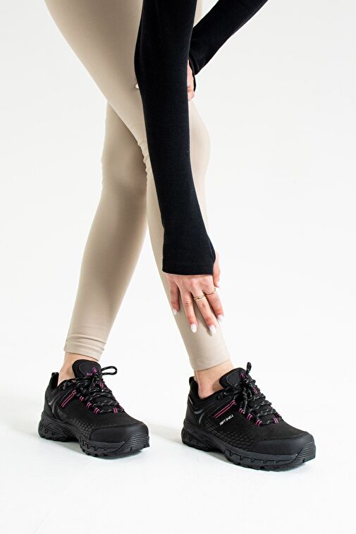 Hammer Jack Cabo Su Geçirmez Siyah-Fuşya Outdoor Kadın Bot - Görsel 4