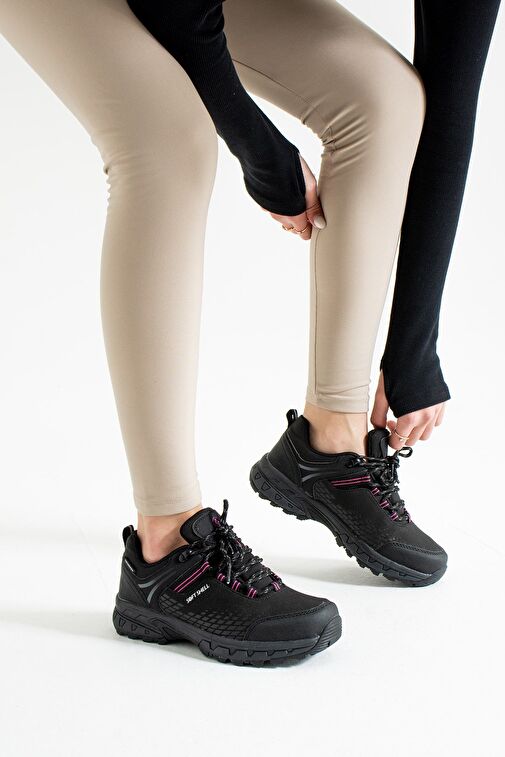 Hammer Jack Cabo Su Geçirmez Siyah-Fuşya Outdoor Kadın Bot - Görsel 5