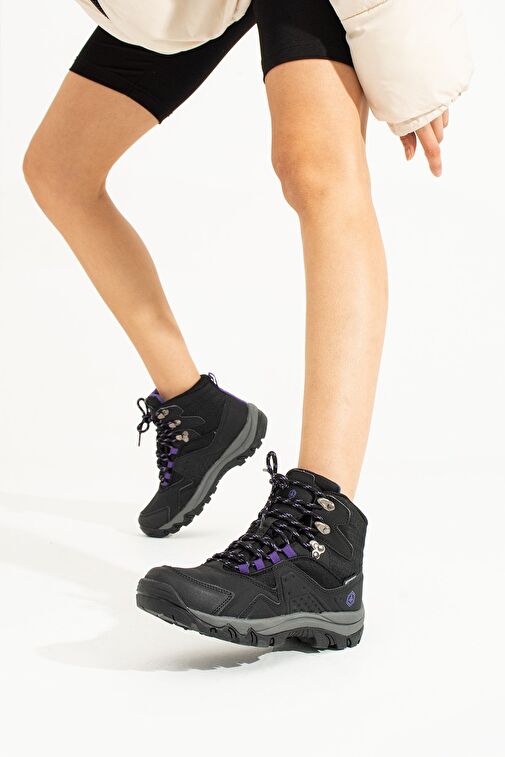 Hammer Jack Vader Su Geçirmez Siyah Mor Outdoor Kadın Bot - Görsel 5