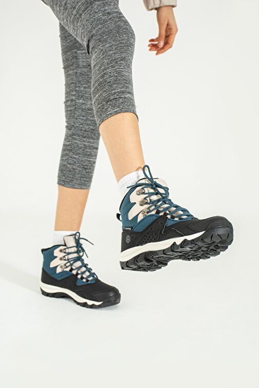 Hammer Jack Vader Su Geçirmez Siyah Mavi Outdoor Kadın Bot - Görsel 4