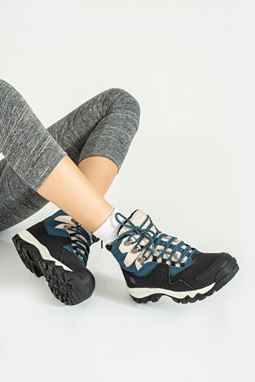 Hammer Jack Vader Su Geçirmez Siyah Mavi Outdoor Kadın Bot - Görsel 5