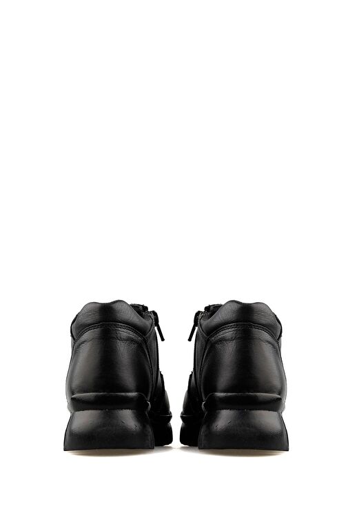 Hammer Jack Hakiki Deri Siyah Folce Kadın Bot - Görsel 5