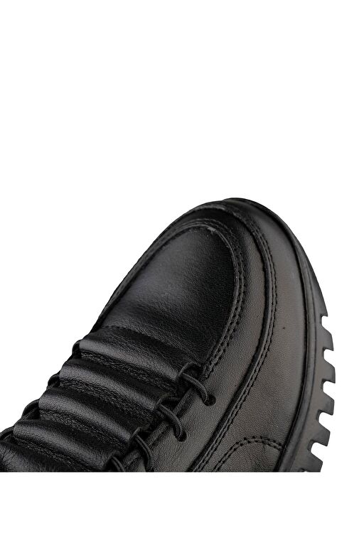 Hammer Jack Hakiki Deri Siyah Folce Kadın Bot - Görsel 7