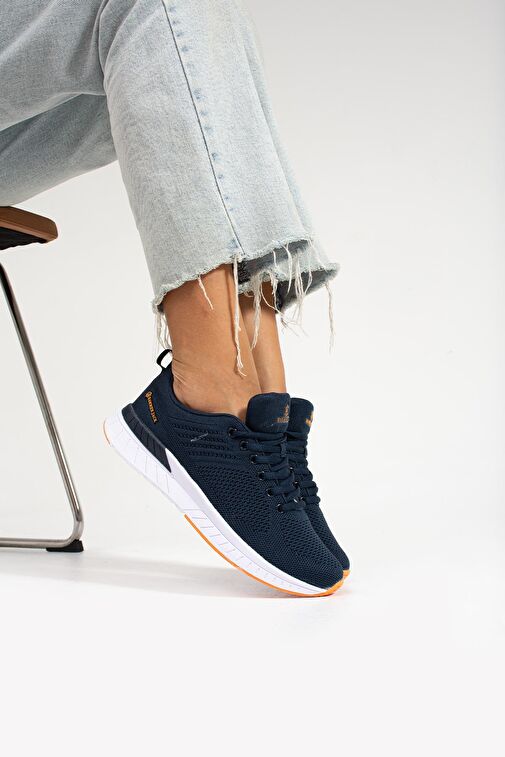 Hammer Jack Manaus Lacivert Turuncu Kadın Spor Ayakkabı - Görsel 3