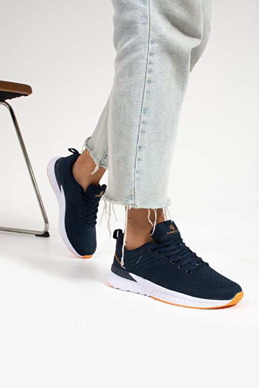 Hammer Jack Manaus Lacivert Turuncu Kadın Spor Ayakkabı - Görsel 4