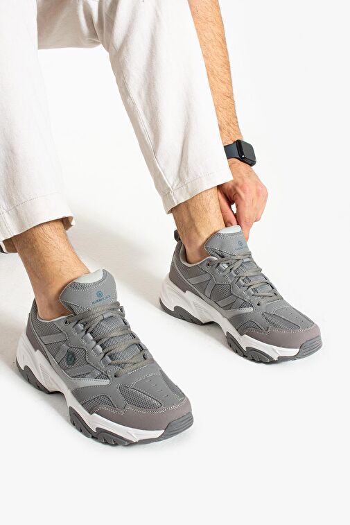Hammer Jack Tokie Gri Erkek Spor Ayakkabı - Görsel 4