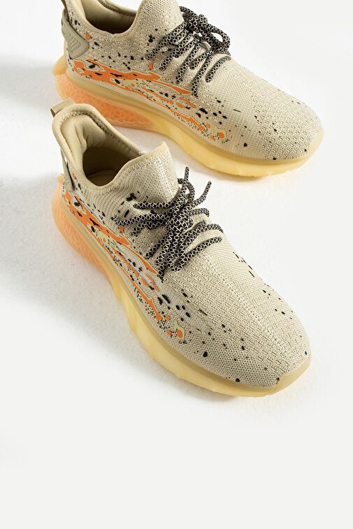 Hammer Jack Bej-Turuncu Erkek Sneaker 14964 - Görsel 3