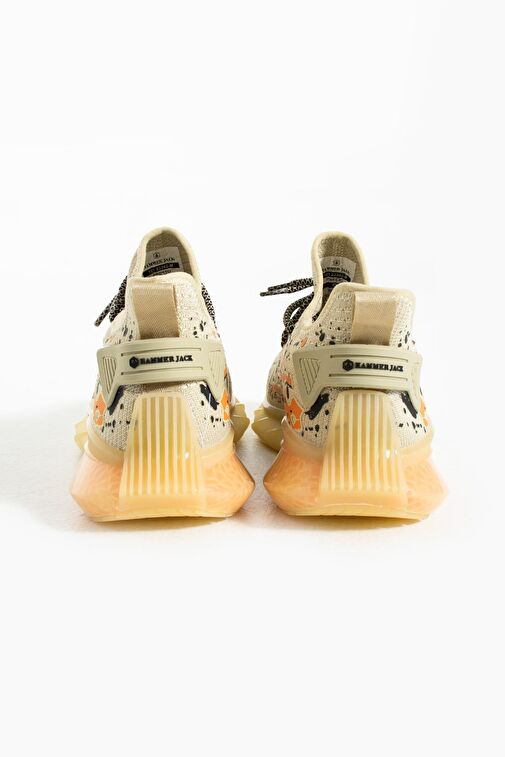 Hammer Jack Bej-Turuncu Erkek Sneaker 14964 - Görsel 4