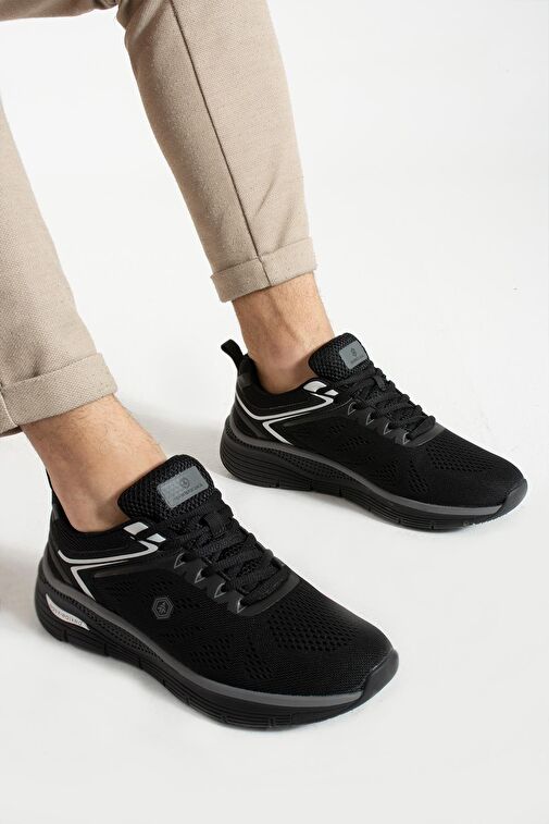 Hammer Jack Polina Siyah Erkek Spor Ayakkabı - Görsel 4