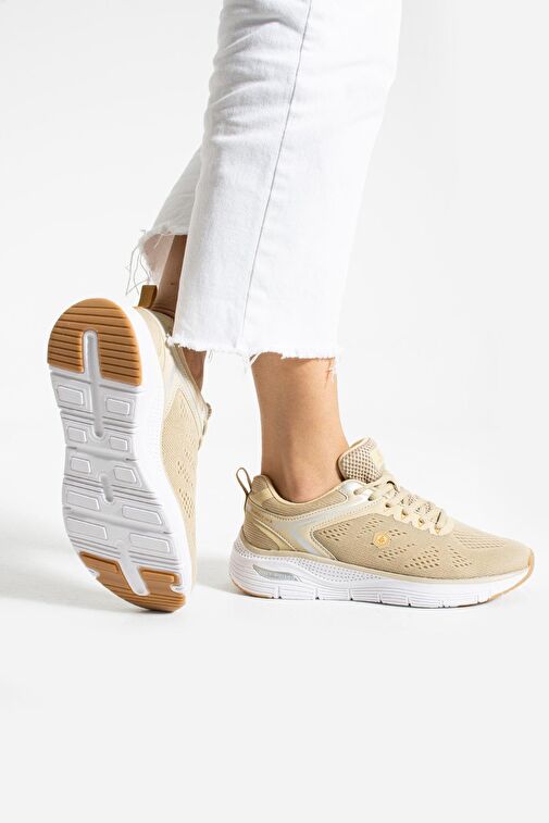 Hammer Jack Bej Kadın Sneaker 14918 - Görsel 5