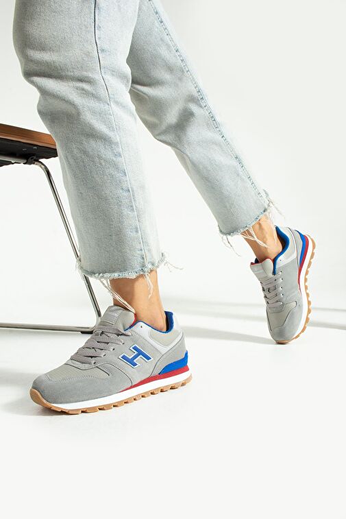 Hammer Jack Gri Kadın Sneaker 15148 - Görsel 3