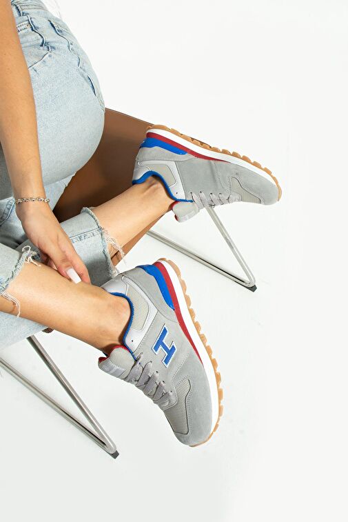 Hammer Jack Gri Kadın Sneaker 15148 - Görsel 4