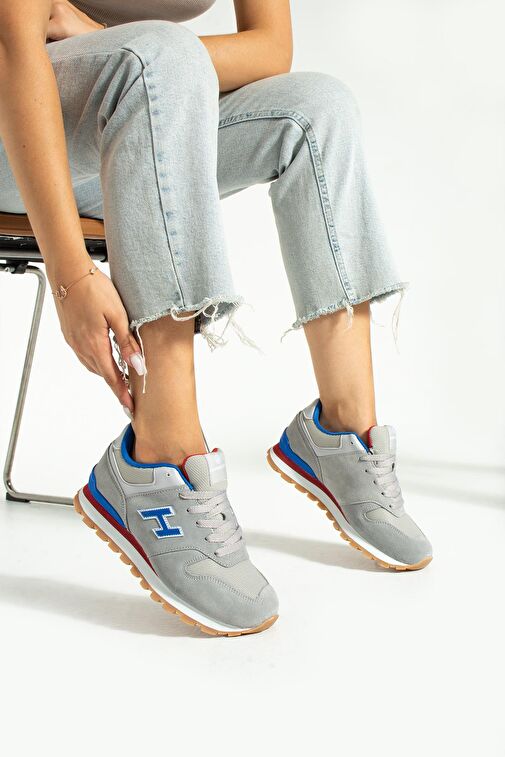 Hammer Jack Gri Kadın Sneaker 15148 - Görsel 5