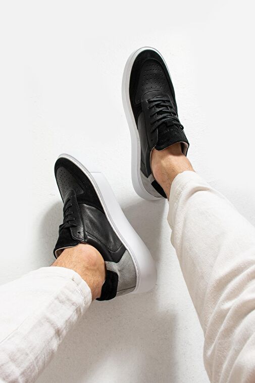 Hammer Jack Twent Hakiki Deri Siyah Erkek Ayakkabı - Görsel 4