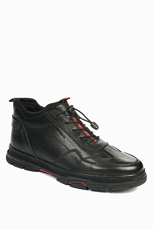 Hammer Jack Beckham Hakiki Deri Siyah Erkek Bot - Görsel 4