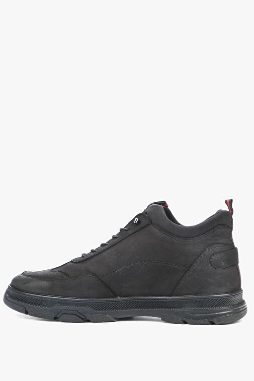 Hammer Jack Beckham Hakiki Deri Siyah Erkek Bot - Görsel 4