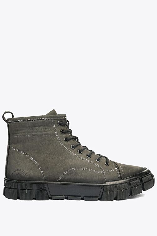 Hammer Jack Sanoro Hakiki Deri Gri Torje Outdoor Erkek Bot - Görsel 2