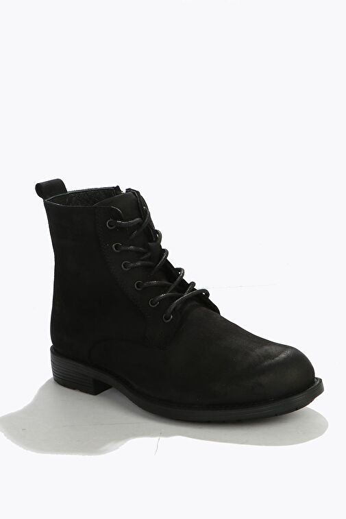 Hammer Jack Weste Hakiki Deri Siyah Outdoor Erkek Bot - Görsel 4