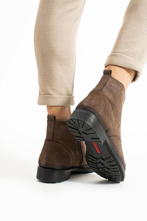 Hammer Jack Casas Hakiki Deri Kahverengi Erkek Bot - Görsel 5