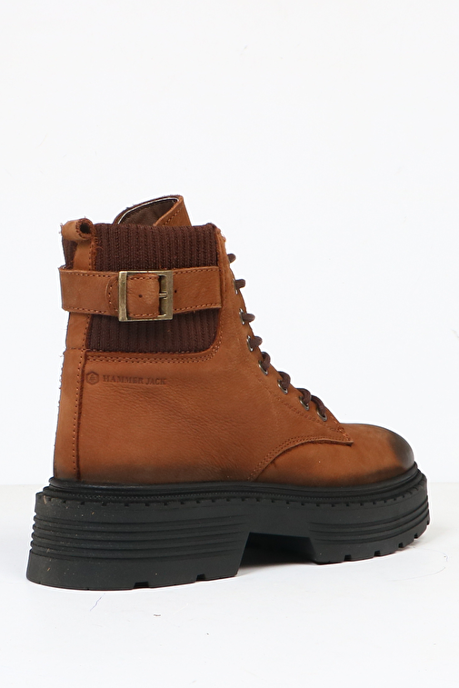 Hammer Jack Carmen Hakiki Deri Taba Kadın Bot - Görsel 4