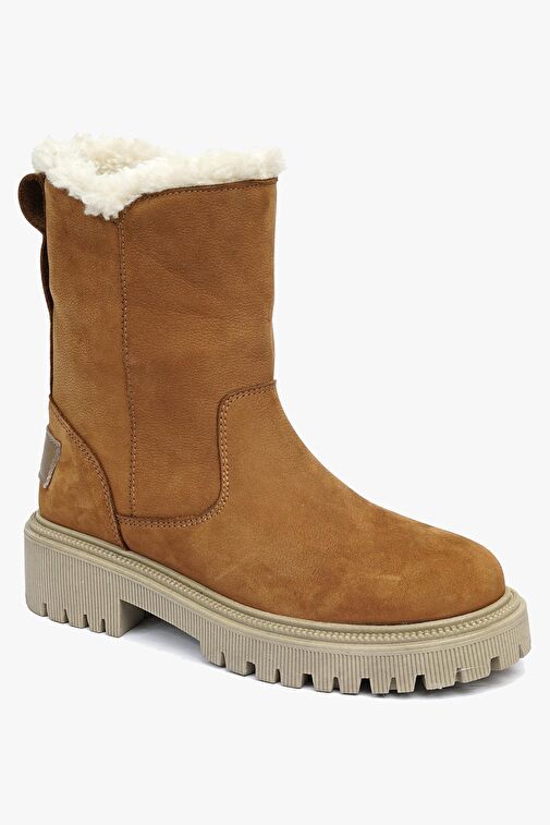 Hammer Jack Pilus Hakiki Deri Taba Kadın Bot - Görsel 3