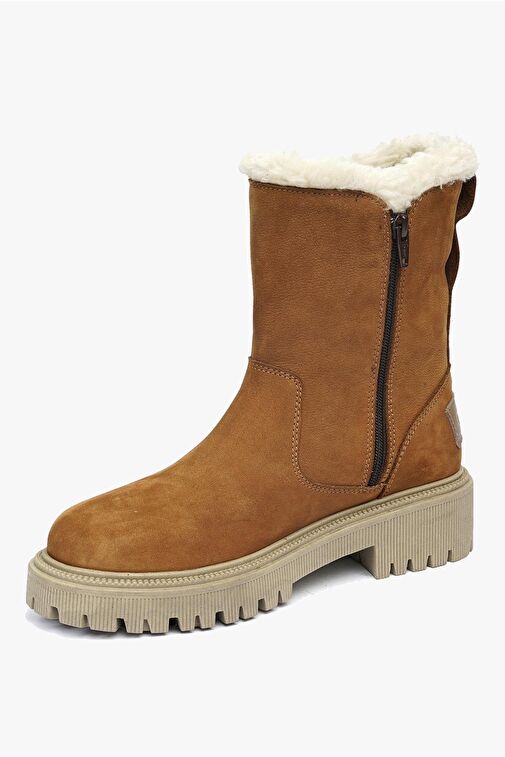 Hammer Jack Pilus Hakiki Deri Taba Kadın Bot - Görsel 4