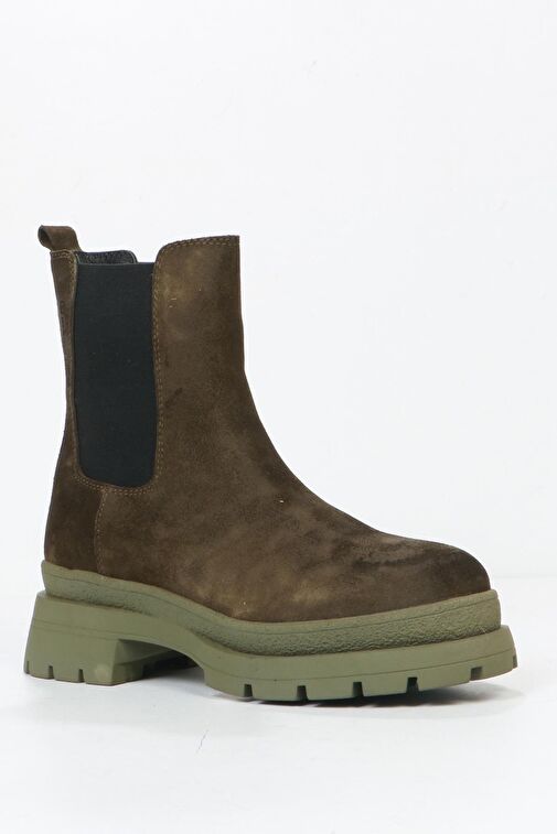 Hammer Jack Cristina Hakiki Deri Haki Kadın Bot - Görsel 3