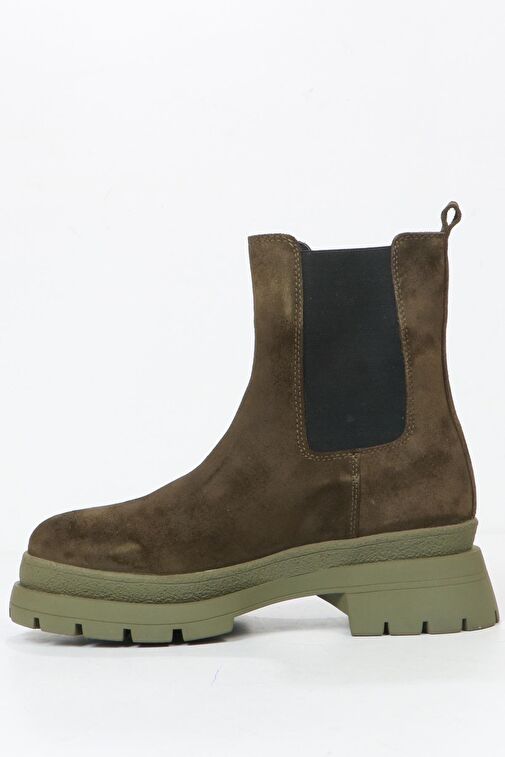 Hammer Jack Cristina Hakiki Deri Haki Kadın Bot - Görsel 5