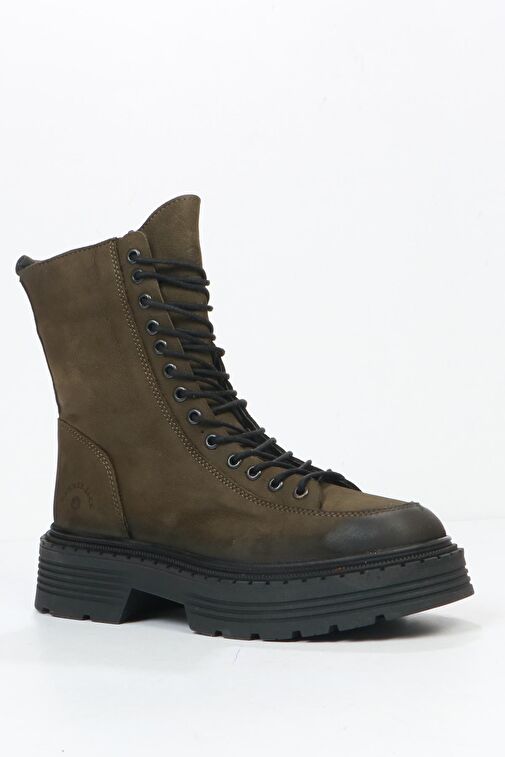 Hammer Jack Loberia Hakiki Deri Haki Kadın Bot - Görsel 3