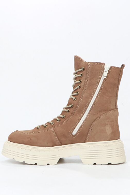 Hammer Jack Loberia Hakiki Deri Kum Kadın Bot - Görsel 5