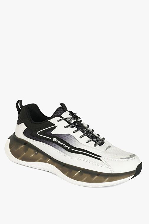 Hammer Jack Fernand Siyah Beyaz Erkek Spor Ayakkabı - Görsel 4