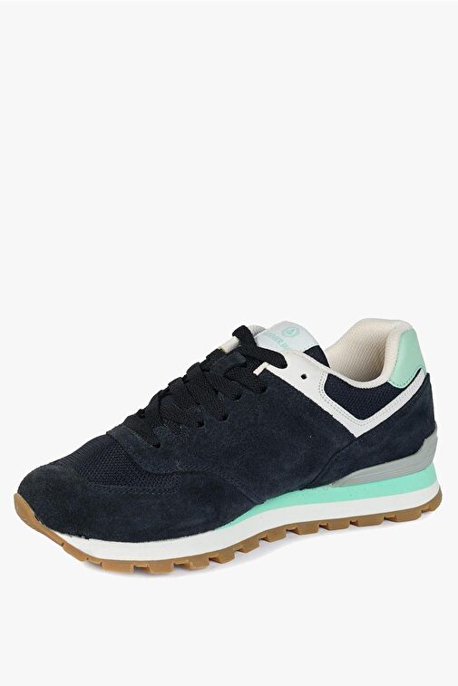 Hammer Jack Chile Hakiki Deri Lacivert Mint Kadın Spor Ayakkabı - Görsel 4