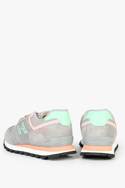 Hammer Jack Chile Hakiki Deri Gri Somon Kadın Spor Ayakkabı - Görsel 5