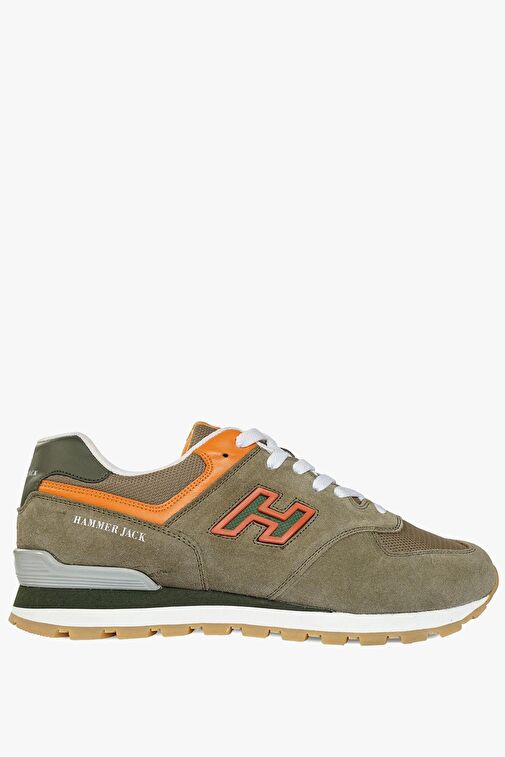 Hammer Jack Chile Hakiki Deri Haki Turuncu Erkek Spor Ayakkabı - Görsel 2