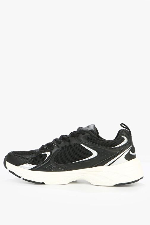 Hammer Jack Songa Siyah Beyaz Kadın Spor Ayakkabı - Görsel 4