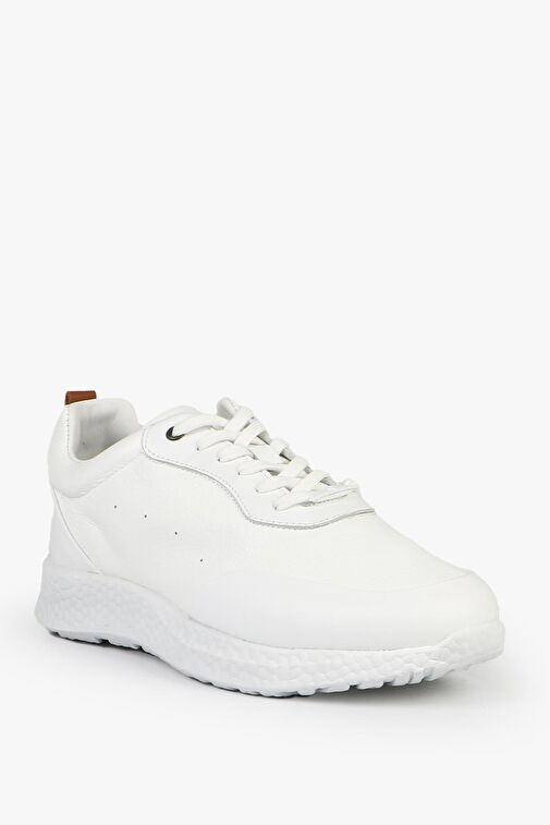 Hammer Jack Makela Hakiki Deri Beyaz Erkek Ayakkabı - Görsel 3